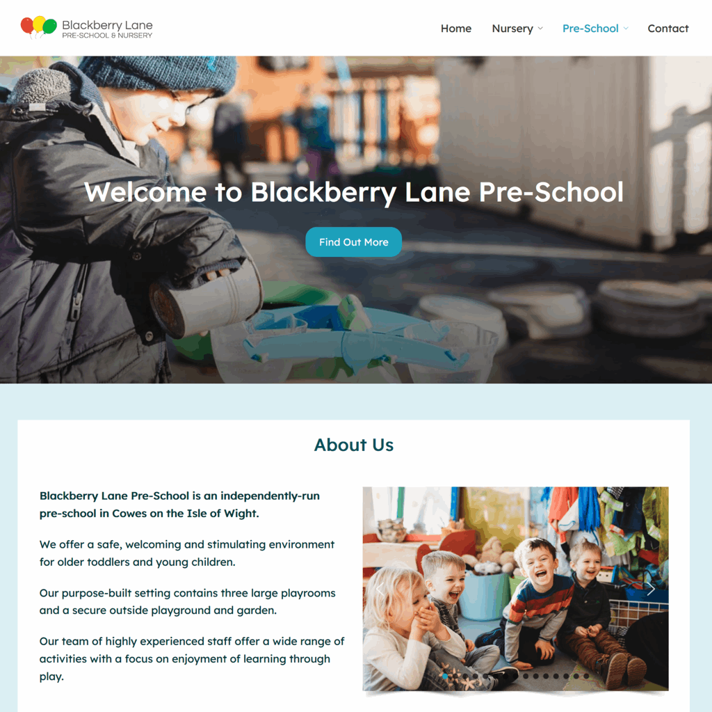 blackberry lane preschool & nursery screenshot